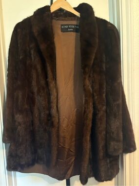 Richard Peters Furs Brown Mink Jacket